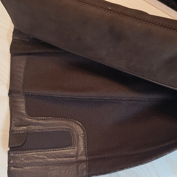 ECCO Women's Chocolate Nubuck Leather Tall Boots (Sz 6.5) - Picture 11 of 11